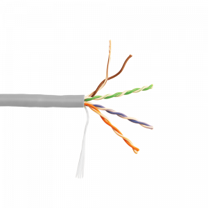 Кабель LANMASTER патч-кордовый UTP, 4x2, кат 5E, 350Mhz, LSZH, 305 м 